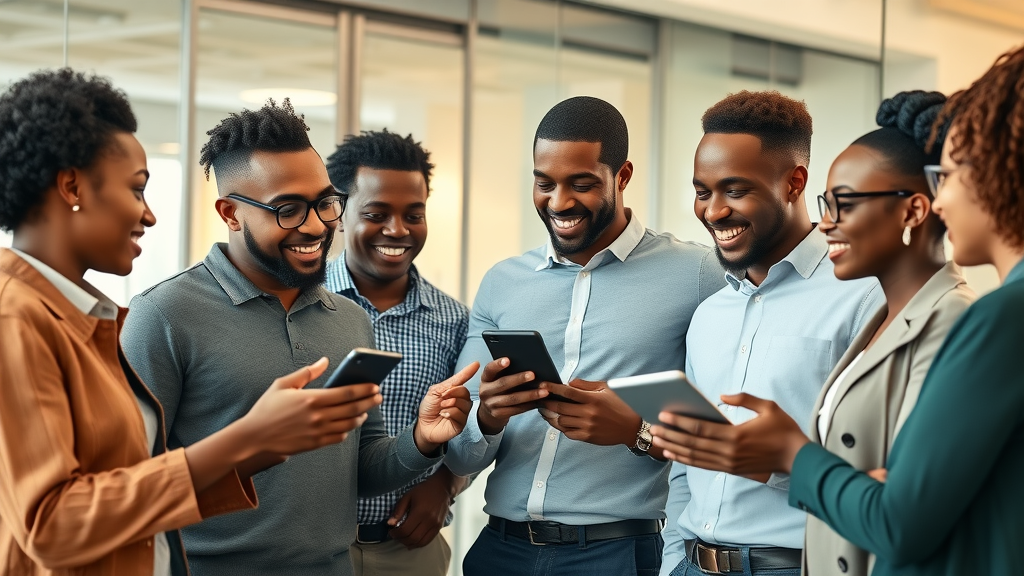 African entrepreneurs collaborating showcasing digital sovereignty Africa opportunities
