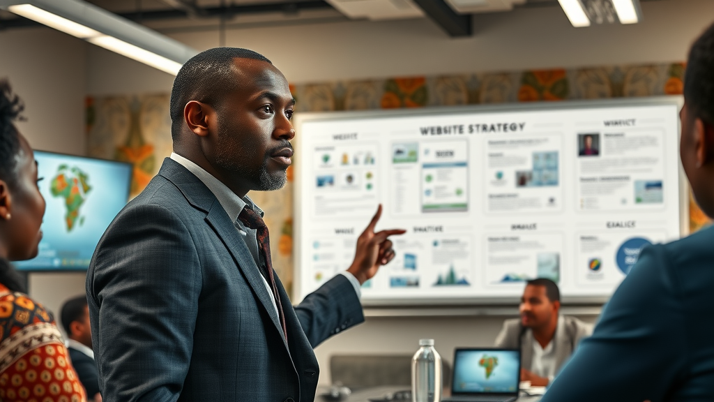 African CEO leading digital sovereignty Africa strategy session