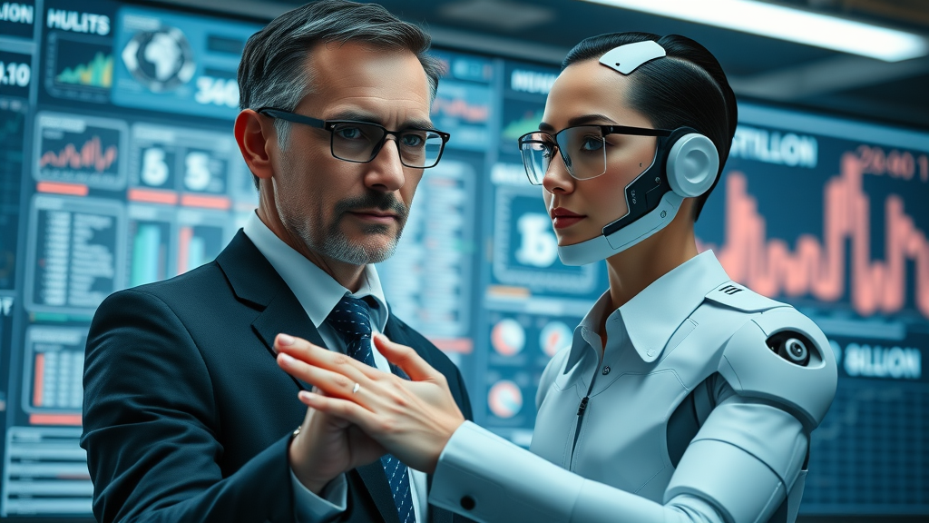 Human-ai partnership: AI agent avatar supporting African business executive in strategic decision-making